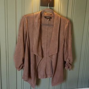 Alfani faux suede 3/4 sleeve dress jacket